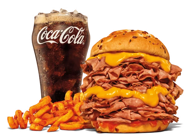 Half Pound Beef n Cheddar Meal