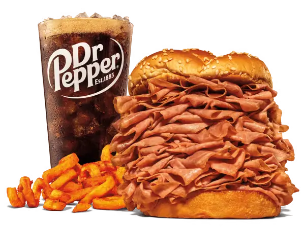 Half Pound Roast Beef Meal